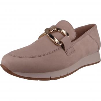 Gabor Damen Halbschuhe Beige 42,4 mit Oak Leder