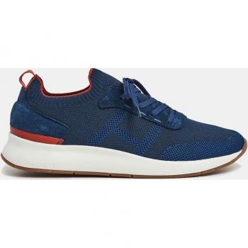 Zapatillas de piel Hackett H-Runner Globe azul