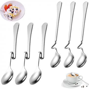 Cucharas de Café con Mango Curvo