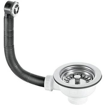 McAlpine Kitchen Sink 1.5 Basket Strainer with Overflow