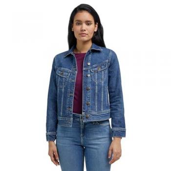 Lee Rider Veste en jean femme Bleu M