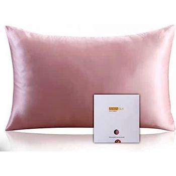 ZIMASILK 100% Mulberry Silk Pillowcase for Hair and Skin, 19 Momme