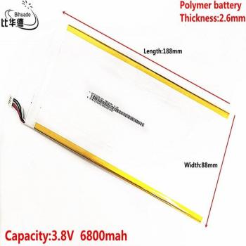 5-Linien Polymer Li-Ion Batterie mit 3,8 V und 6800 mAh (2688188) für Tablets 7-9 Zoll