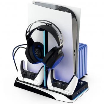 Station de refroidissement pour PS5 avec support vertical
