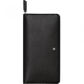 Montblanc Monedero de piel, negro (negro)