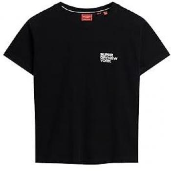 Superdry Sport Luxe Graphic Short Sleeve T-shirt Black Female XS