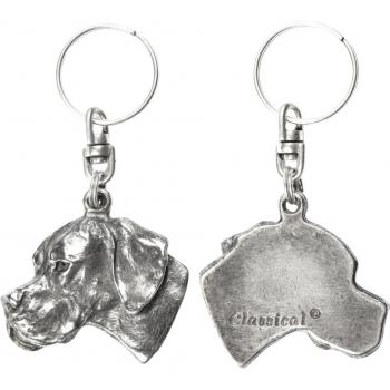 Elegant Pointer Dog Handbag Charm