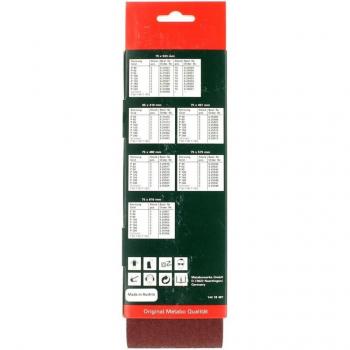 Bandes de ponçage 75x533 60g par 3