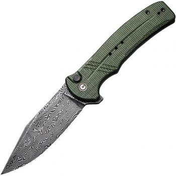 Civivi Cogent C20038D-DS1 Couteau Pliant Damas Vert