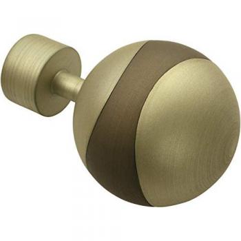 GARDINIA Gardinenstangen-Endstück Orbit, 2 Stück, Kira Kollektion
