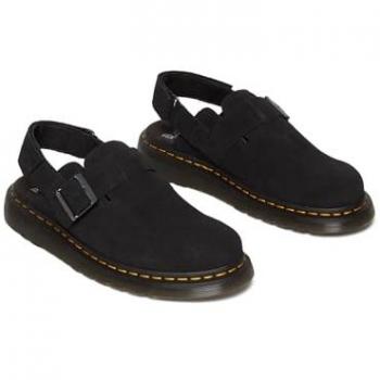 Dr. Martens Mules Jorge II noires en suède, taille UK 8