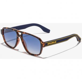 Gafas de sol D.Franklin aviador color carey con lentes azules