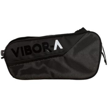 BLACK & WHITE VIBOR‑A PADEL RACKET BAG – ONE SIZE