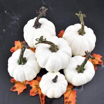 6Pcs Halloween Mini Pumpkin Simulation Decoration