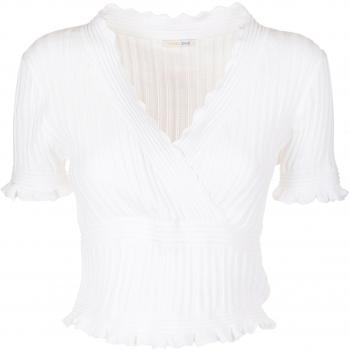 Veste de tricô corpo fechado