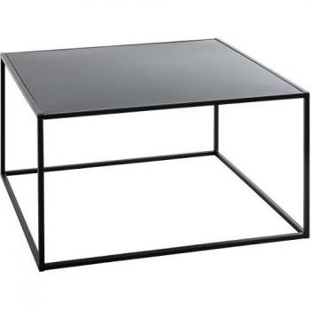 Table basse design métal noir 70x70x40 cm