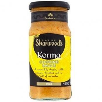 Sharwoods Korma Sauce Mild 420 g (6 Pack)
