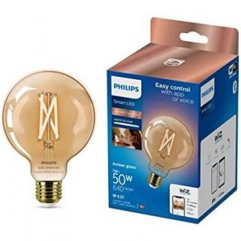Philips E27 Amber LED Globe 7W (50W Eq., G95)