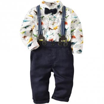Ensembles de vêtements imprimés en coton pour enfants