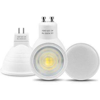 7W GU10 LED Leuchtmittel MR16 220V 240V Kunststoff Aluminium nicht dimmbar