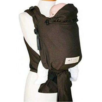 Porte-bébé Storchenwiege Graphite avec ceinture de soutien