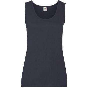 FOTL Ladies Value Tank Top, XS, Navy Blue