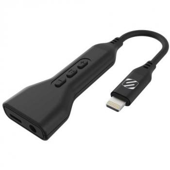 Scosche Lightning Anschluss Adapter mit 3.5mm Buchse, Schwarz
