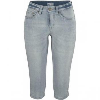 Arizona Caprijeans im Used-Look