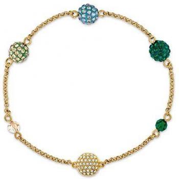 Pop Strand Verde Oro Placcato Swarovski
