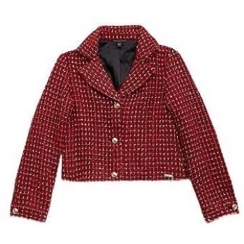 Lurex-Trimmed Tweed Blazer