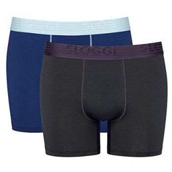Sloggi Männerunterwäsche – Herren Ever Cool Short, M, 2 Stück, bunte Variante