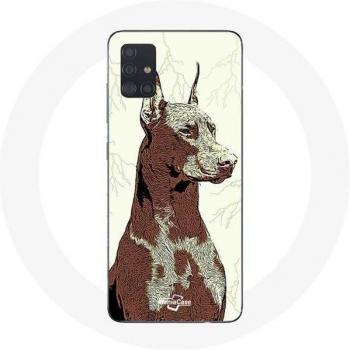 Samsung Galaxy A51 Doberman telefoonhoes