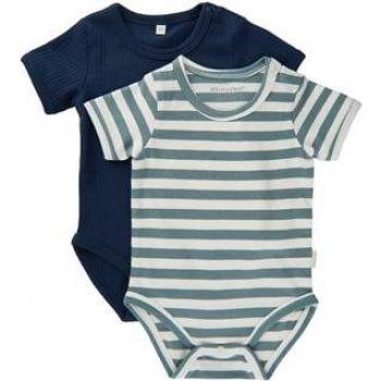 Minymo Set di 2 Body a maniche corte, Goblin Blue
