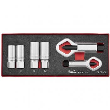 Extracteurs et casse-écrous Foamx2 6 pièces Teng Tools TEZSN06