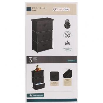 Cassettiera Confortime in Tessuto 55x30x75 cm