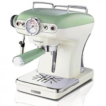 Vintage Espresso Coffee Maker Green