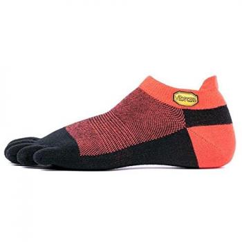 Calcetines Deportivos No Show Vibram Fivefingers Rojo