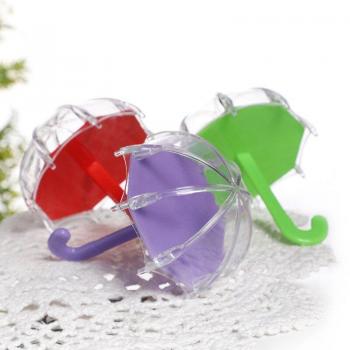 12Pcs Plastic Umbrella Bonbonniere Boxes