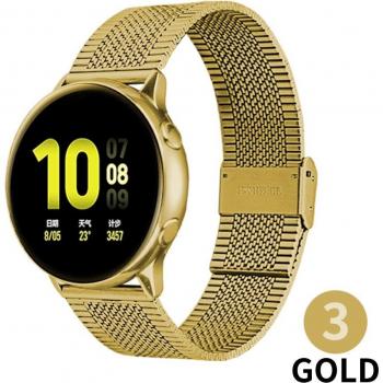 Edelstahl Armbinde 22mm/20mm für Samsung Galaxy Uhr 3, Active 2, Gear S3