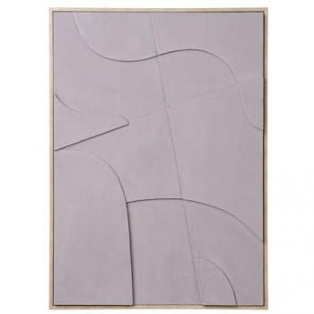 Impresión de Lienzo Madeline (50×3×70 cm) en Algodón, MDF y Beige – Epikasa