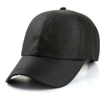 Glittery Cotton Snapback Hat for Women