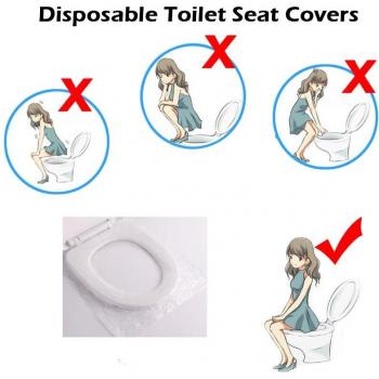 10-Pack Travel Toilet Seat Covers