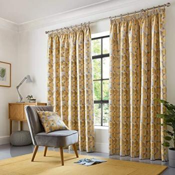 Skandi Lined Pencil Pleat Taped Top Curtains