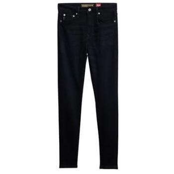 Superdry Jean Vintage Alta Cintura Skinny Viper Blu Nera 28