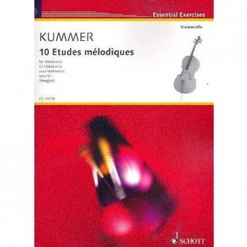 Kummer Friedrich August  Etudes Melodiques (10) Opus 57