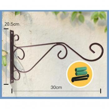 Support de jardin en fer forgé pour paniers