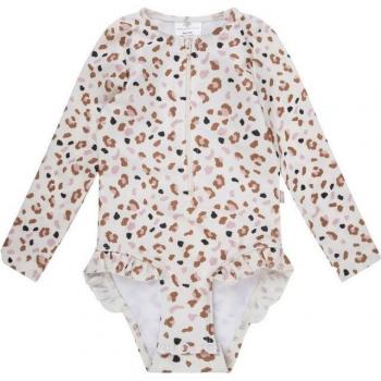 Swim Essentials Kinder UV-Badeanzug in Weiß und Khaki