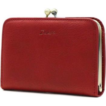 Cartera con cierre de cuero real ancho tono rojo [Dakota] femenino DA-35888-30