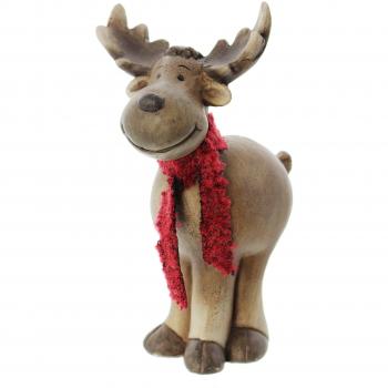 Frank Flechtwaren Weihnachtselch Dekoration