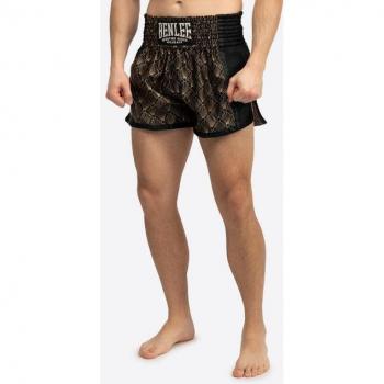 Benlee Goldstone Martial Arts Trunks – 2XL (Black & Gold)